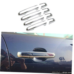 �N���[�����b�L fits Jaguar F-Pace SUV 2017-2020 ABS Chrome Door Handles Side Cover Trim Decor