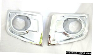 N[bL CHROME FOG SPOT LAMP LIGHT COVER TRIM FOR NEW FORD RANGER T6 2012-14 PICK UP L/K