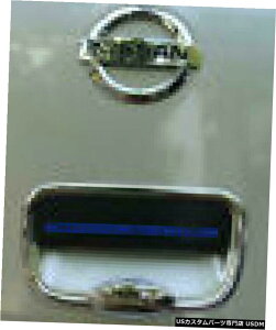 N[bL CHROME TAILGATE INSERTS COVER TRIM FOR NISSAN MARCH HATCHBACK by FITT
