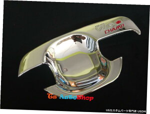 �N���[�����b�L CHROME 4DR DOOR HANDLE BOWL INSERTS FOR TOYOTA HILUX VIGO CHAMP 2012 V.10 �y���s�A���i�z