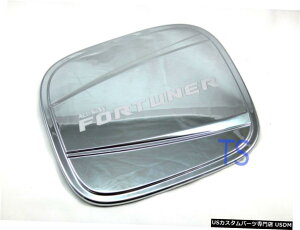 N[bL g^tH[`i[SUV4DR 2016 2019pN[RIC^NLbvgJo[ CHROME FUEL OIL TANK CAP TRIM COVER FOR Toyota FORTUNER SUV 4DR 2016 2019