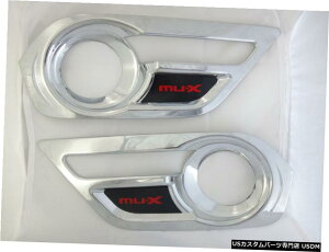 N[bL VUMU-X2014 SUV V.2b`pN[+bhtHOvX|bgCgJo[ CHROME+RED FOG LAMP SPOT LIGHT COVER FOR NEW ISUZU MU-X 2014 SUV V.2 RICH