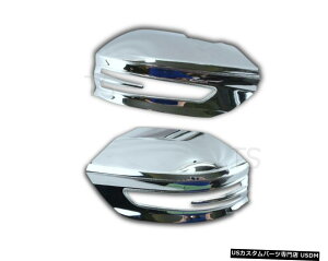 N[bL g^nCbNXREVOM70 M80 SR5 2015-ON SET CHROME SIDE MIRROR INDICATOR COVER FOR TOYOTA HILUX REVO M70 M80 SR5 2015-ON