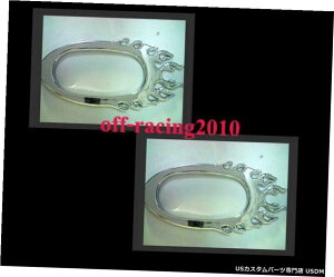 N[bL CHROME SIDE VENT LAMP INDICATOR COVER FOR MITSUBISHI MONTERO PAJERO SPORT V.5