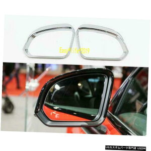 N[bL ABS Chrome Rearview Mirror Eyebrow Shield Trim Cover For VOLVO XC40 2019 2020