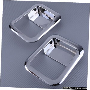 �N���[�����b�L 2Pc ABS Chrome Door Handle Bowl Cover Case Fit For Jeep Wrangler TJ 1997-2006 �y���s�A���i�z