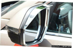 N[bL Rearview Side Mirror Eyebrow Cover Trim 2pcs For VW Atlas / Teramont 2017 - 2019