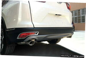 N[bL Accessories Chrome Rear Tail Fog Light Lamp Cover 2pcs For Honda CR-V CRV 17-19