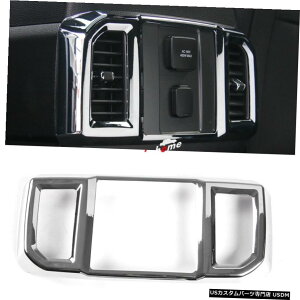�N���[�����b�L Chrome Inner Rear Air Condition Vent Cover Trim For Ford F150 F-150 2015-2019