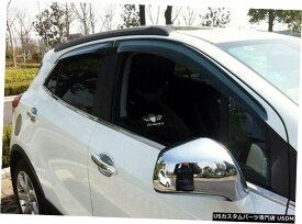 クロームメッキ Rearview Side Mirror Cover 2pcs For Buick Encore / Vauxhall Opel Mokka 2013-2018