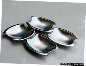 �N���[�����b�L ABS Chrome Door Handle Bowl Cover Trim for Nissan Qashqai Dualis 2007-2012 �y���s�A���i�z