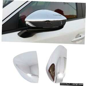 N[bL ABSN[Ar[TCh~[Jo[g2pcsfor Mazda3 Mazda 3 2019-2020 ABS Chrome Rearview Side Mirror Cover Trim 2pcs for Mazda3 Mazda 3 2019 - 2020