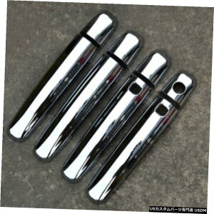 N[bL XYLSX4SNX14-19pX}[gL[z[tN[hAnhJo[g Chrome Door Handle Cover Trim with Smart Key Hole For Suzuki SX4 S-cross 14-19