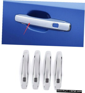 N[bL ABSN[X}[gL[z[hAnhJo[4{{S90 / V90 2017-2019 ABS Chrome Smart Key Hole Door Handle Cover 4pcs For Volvo S90 / V90 2017 - 2019