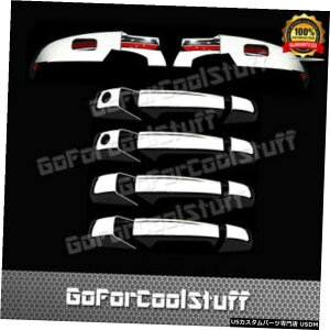 �N���[�����b�L For Ford F-250/350 08-14 4Drs Handle With Pskh+Telescopic Mirror Chrome Covers �y���s�A���i�z