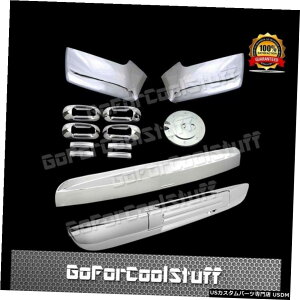 �N���[�����b�L 07-12 FORD EXPEDITION Mirror/Handle/Gas/Trunk Liftgate Molding Set Chrome Cover �y���s�A���i�z