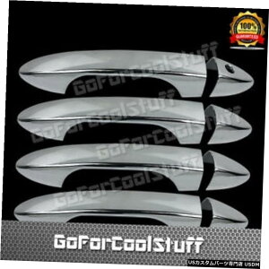 N[bL z_AR[h2013̏ꍇ1415 16 17N[4hAnhJo[iȃL[Ȃj For Honda Accord 2013 14 15 16 17 Chrome 4 Doors Handle Covers W/O Passenger Key