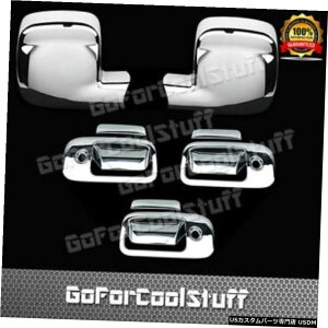 �N���[�����b�L FOR GMC Savana 2003-2015 3 Door handle w/ PSKH+ Full mirror CHROME COVER �y���s�A���i�z