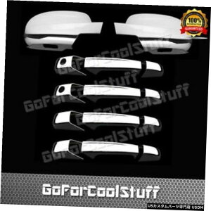 N[bL Gmc Sierra2007-13̏ꍇPskh +t~[2PcN[Jo[t4hAnh For Gmc Sierra 2007-13 4 Door Handle With Pskh+Full Mirror 2Pc Chrome Covers
