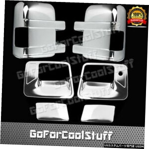 �N���[�����b�L �t�H�[�h�pF-250 / 350 08-16 2�h�A�n���h��PSGKH +�e���X�R�s�b�N�~���[�N���[���J�o�[�Ȃ� FOR FORD F-250/350 08-16 2 DOOR handle w/o PSGKH+Telescopic Mirror CHROME COVER �y���s�A���i�z