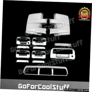 �N���[�����b�L 09-14�t�H�[�hF150�N���[���~���[+�L�[�p�b�h�t��4�h�A+�e�[���Q�[�g+3�Ԗڂ̃u���[�L�����v�J�o�[ For 09-14 FORD F150 Chrome Mirror+4 Door W/Key Pad+Tailgate+3rd Brake Lamp Cover �y���s�A���i�z