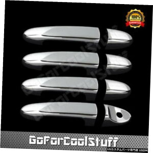 �N���[�����b�L �}�c�_�g���r���[�g2008-11�p4�h�A�n���h���N���[���J�o�[�̃Z�b�g�iPsgr kh�Ȃ� SET OF 4 DOOR HANDLE CHROME COVER For MAZDA TRIBUTE 2008-11 w/o Psgr kh �y���s�A���i�z