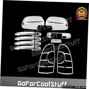 �N���[�����b�L �t�B�b�g05-11�g���^�^�R�}�~���[�J�o�[+4�h�AW / O PK W / O�X�}�[�g+�e�[���Q�[�g+�e�[�����C�g Fit 05-11 Toyota Tacoma Mirror Cover+4Door W/O PK W/O Smart+Tailgate+Tail Light �y���s�A���i�z
