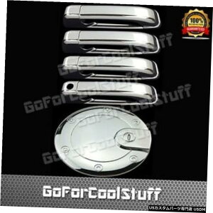クロームメッキ 05-10ジープグランドチェロキー4DrsハンドルなしPsgkh +ガスタンククロームカバー 05-10 For Jeep Grand Cherokee 4Drs Handle W/O Psgkh+Gas Tank Chrome Covers