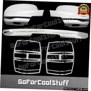 �N���[�����b�L �V�{���[07-13�^�z�~���[+�e�[���Q�[�g���A+�e�[�����C�g�A�u�N���[���J�o�[�p For Chevy 07-13 Tahoe Mirror+Tailgate Rear+Taillight Abs Chrome Covers �y���s�A���i�z