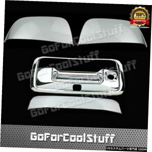 N[bL 2015-16GmcLjIgbv~[+e[Q[gW /L[z[W /Jz[N[Jo[ 2015-16 For Gmc Canyon Top Mirror+Tailgate W/Keyhole W/Camera Hole Chrome Cover
