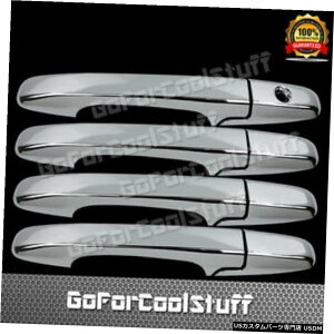 �N���[�����b�L For Honda Civic 06-11 Chrome 4 Doors Handles Covers W/Out Passenger Keyhole �y���s�A���i�z
