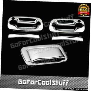 �N���[�����b�L For Chevy 00-06 Suburban Chrome 2Drs Handle W/Pskh+Tailgate Cover W/Out Keyhole �y���s�A���i�z