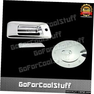 �N���[�����b�L For 07-13 Chevy Silverado Tailgate With Passenger Keyhole+Gas Chrome Covers �y���s�A���i�z