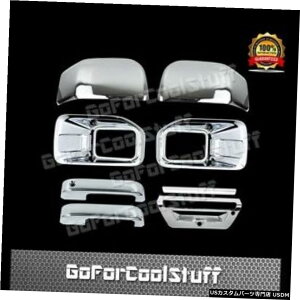 �N���[�����b�L 15-16 FORD F150 Fog Light 2 Mirror 2 Door Handle 1 Tailgate W/Came Chrome Cover �y���s�A���i�z