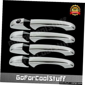 �N���[�����b�L �N���C�X���[�Z�u�����O07-11�N���[��4�h�A�n���h���J�o�[�Ȃ���qKh For Chrysler Sebring 07-11 Chrome 4 Doors Handles Covers W/Out Passenger Kh