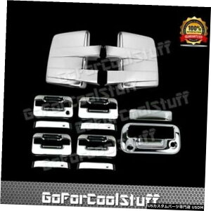 �N���[�����b�L 09-14�t�H�[�hF150�N���[���J�o�[�~���[+�h�A�n���h��W / O KP W / O PK +�e�[���Q�[�gW /�L�[+ CAM 09-14 FORD F150 Chrome Cover Mirror+Door Handle W/O KP W/O PK+Tailgate W/Key+CAM