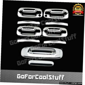 �N���[�����b�L Gmc1999-2006�̏ꍇSierraChrome 4Drs�n���h���iPskh +�e�[���Q�[�g�J�o�[�t���A�����Ȃ��j For Gmc 1999-2006 Sierra Chrome 4Drs Handle W/Pskh+Tailgate Cover w/o Keyhole �y���s�A���i�z
