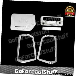 N[bL tBbg2013-2014Y^C^N[e[CgJo[+Jte[Q[g+KXhA Fit 2013-2014 Nissan Titan Chrome Tail Light Cover+Tailgate W/Camera +Gas Door