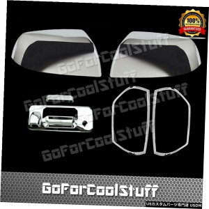 N[bL 2014-15g^^hgbv~[+e[Q[gnh+e[CgAbsN[Jo[ 2014-15 For Toyota Tundra Top Mirror+Tailgate Handle+Taillights Abs Chrome Cover