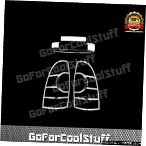 N[bL tBbg05-14g^^R}e[Q[gnhJo[JȂ+N[e[CgJo[ Fit 05-14 Toyota Tacoma Tailgate Handle Cover W/O Camera+Chrome Tail Light Cover