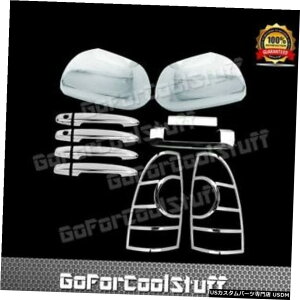 �N���[�����b�L �t�B�b�g12-15�g���^�^�R�}�~���[�J�o�[+4�h�A�n���h��W / Psngr +�e�[���Q�[�g+�e�[�����C�g Fit 12-15 Toyota Tacoma Mirror Cover+4 Door Handle W/ Psngr+Tailgate +Tail Light �y���s�A���i�z