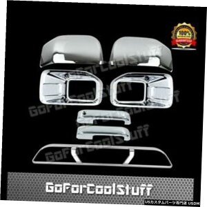 N[bL 2015-2016tH[hF150tHOv+~[+2nh+A3rduCNCgN[Jo[ 2015-2016 FORD F150 Fog Lamp+Mirror+2 Handles+Rear 3rd Break Light Chrome Cover