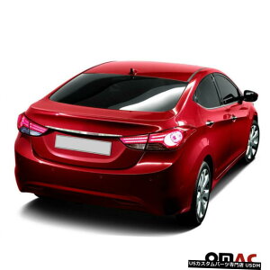 N[bL Fits Hyundai Elantra 2011-2016 Chrome Trunk Lid Trim Grab Handle Cover Stainless