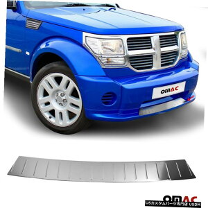 �N���[�����b�L Fits Dodge Nitro 2007-2012 Chrome Front Bumper Trim Sill Plate Stainless �y���s�A���i�z