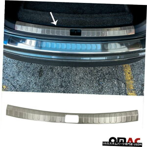 �N���[�����b�L Brushed Chrome Rear Bumper Guard Protector S. Steel Fits VW Tiguan 2018-2020 �y���s�A���i�z