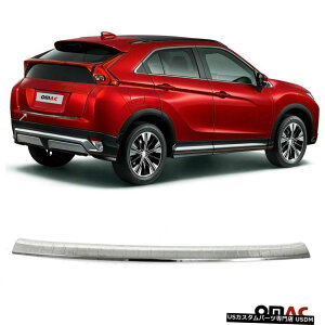 �N���[�����b�L Chrome Norm Rear Bumper Guard Trunk Sill For Mitsubishi Eclipse Cross 2017-2020