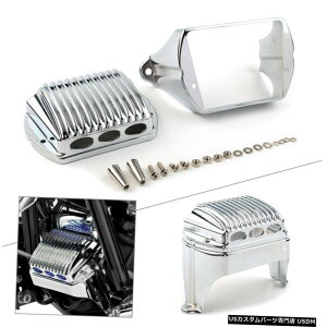 N[bL Chrome Front Voltage Regulator Cover Trim Accent for Harley Bagger 1997-2011