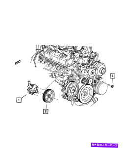 Power Steering Pump �{���̃��p�[�p���[�X�e�A�����O�|���v�̃��T�C�N��R4743060AE Genuine Mopar Power Steering Pump Remanufactured R4743060AE