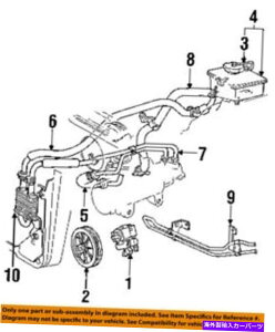 Power Steering Pump FORD OEM-�p���[�X�e�A�����O�|���vXW7Z3A674ADRM FORD OEM-Power Steering Pump XW7Z3A674ADRM �y���s�A���i�z