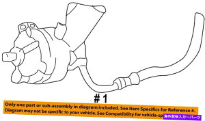 Power Steering Pump FORD OEM 99����04 F-350�X�[�p�[�f���[�e�B - �p���[�X�e�A�����O�|���vF1TZ3A674DBRM FORD OEM 99-04 F-350 Super Duty-Power Steering Pump F1TZ3A674DBRM